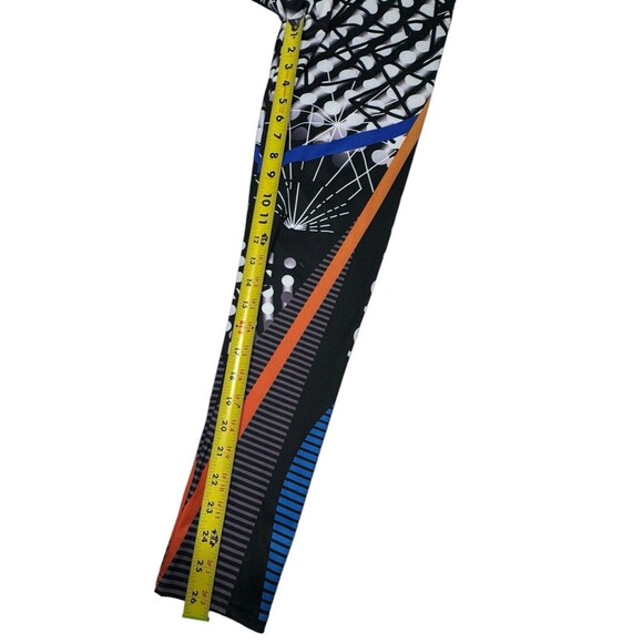 High Waist Don’t Stop Geometric Yoga Pants Stretchy Pilates Workout Sport XL - Picture 7 of 8